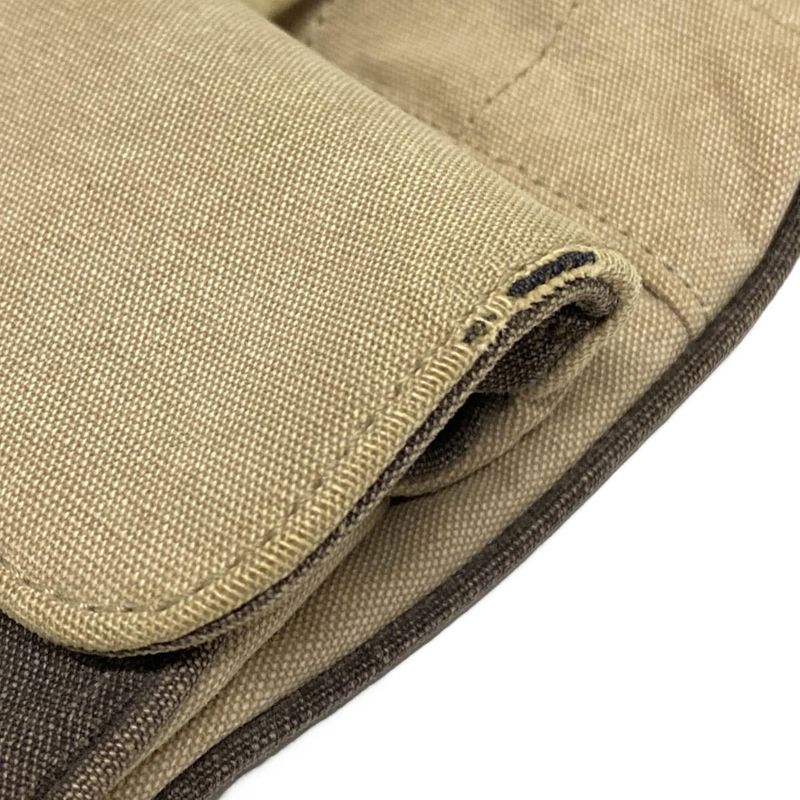 Chanel Handbag 255/matelasse Gray Beige Gold Hardware