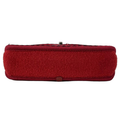 Chanel Matelasse Red Chain Shoulder Bag / Vintage Silver Hardware /2015aw