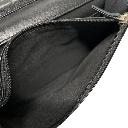 Chanel Wallet Matelasse / Brilliant A48692 Black Chain Wallet / Silver Hardware