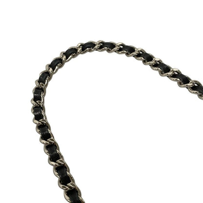 Chanel Wallet Matelasse / Brilliant A48692 Black Chain Wallet / Silver Hardware