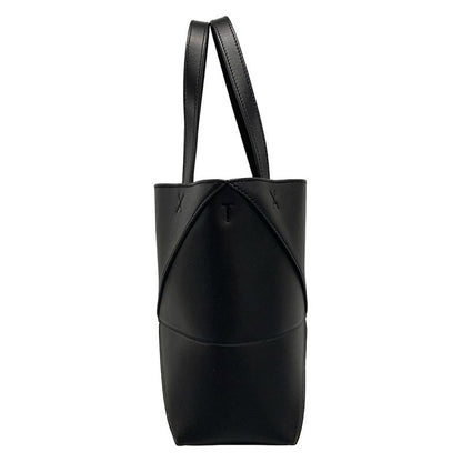 Loewe Tote Bag Puzzle Fold Tote Mini Black With C Engraving
