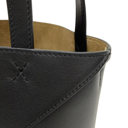 Loewe Tote Bag Puzzle Fold Tote Mini Black With C Engraving