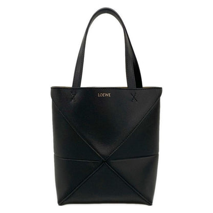 Loewe Tote Bag Puzzle Fold Tote Mini Black With C Engraving