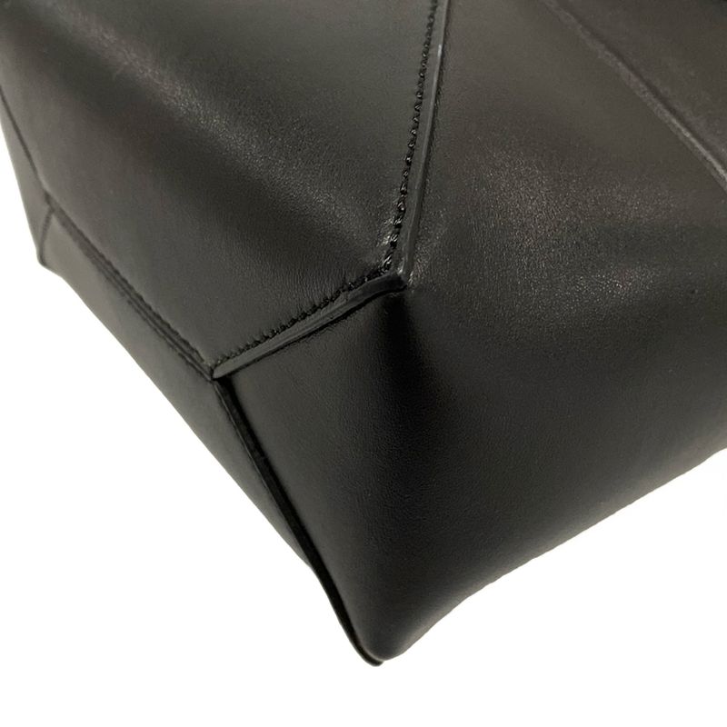 Loewe Tote Bag Puzzle Fold Tote Mini Black With C Engraving