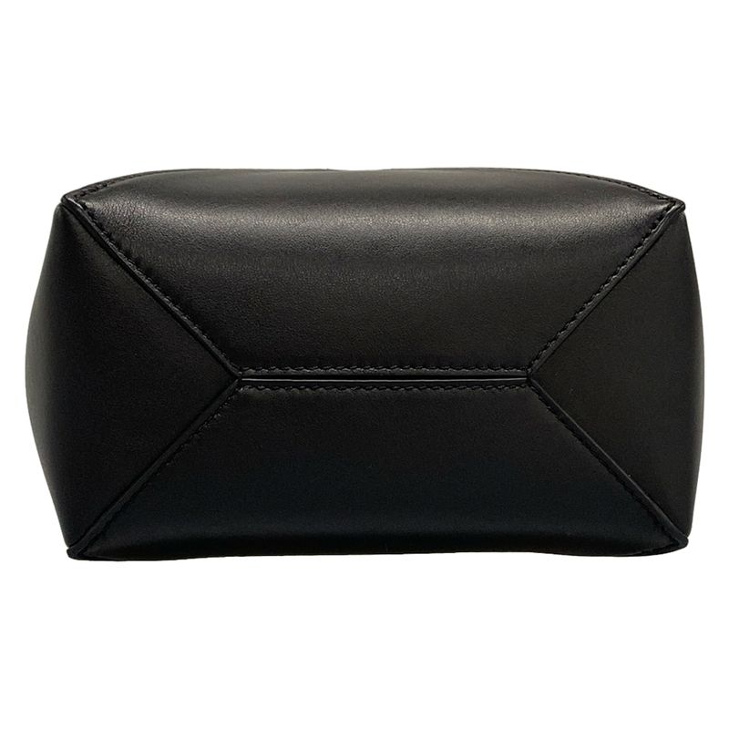 Loewe Tote Bag Puzzle Fold Tote Mini Black With C Engraving