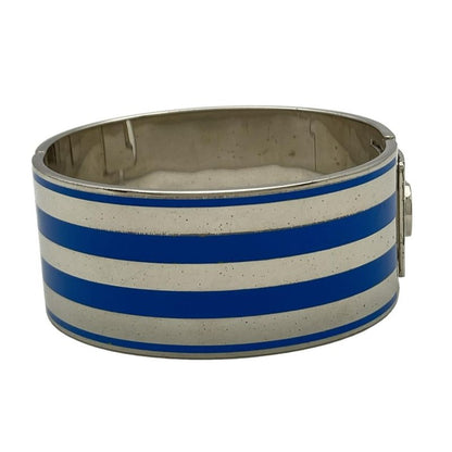 Gucci Bangle Interlocking G Silver And Blue Adidas
