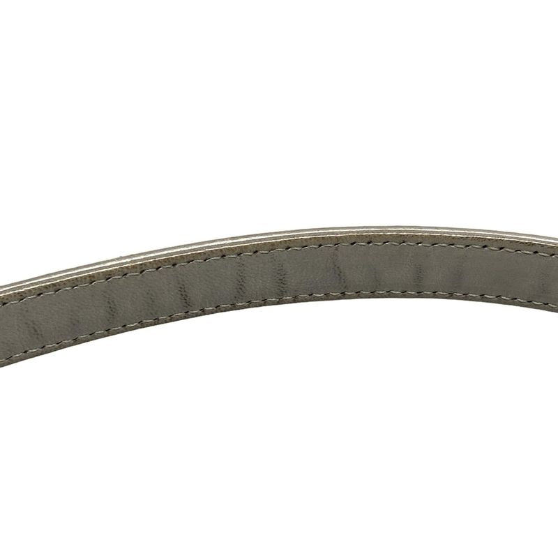 Fendi Handbag Mamma Bucket 8br600-ymu Silver Detachable Strap / Logo Embossed