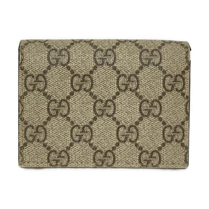 Gucci Bifold Wallet GG Plus GG Supremebosco Applique 506277 Beige And Dark