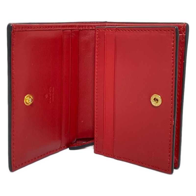 Gucci Bifold Wallet GG Plus GG Supremebosco Applique 506277 Beige And Dark