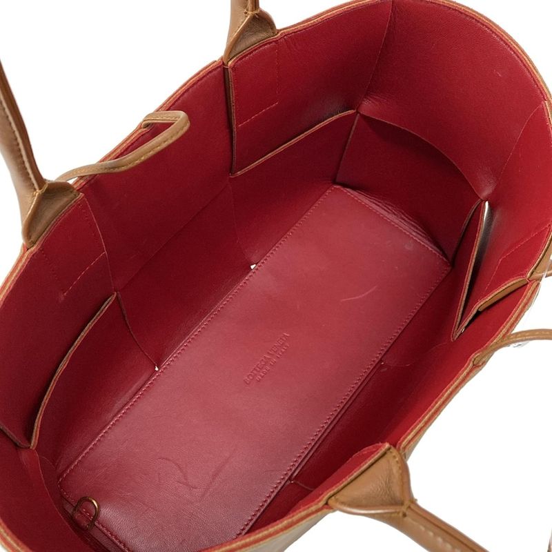 Bottega Veneta Small The Arcotote Tote Brown Leather