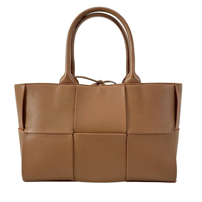 Bottega Veneta Small The Arcotote Tote Brown Leather