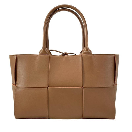 Bottega Veneta Small The Arcotote Tote Brown Leather