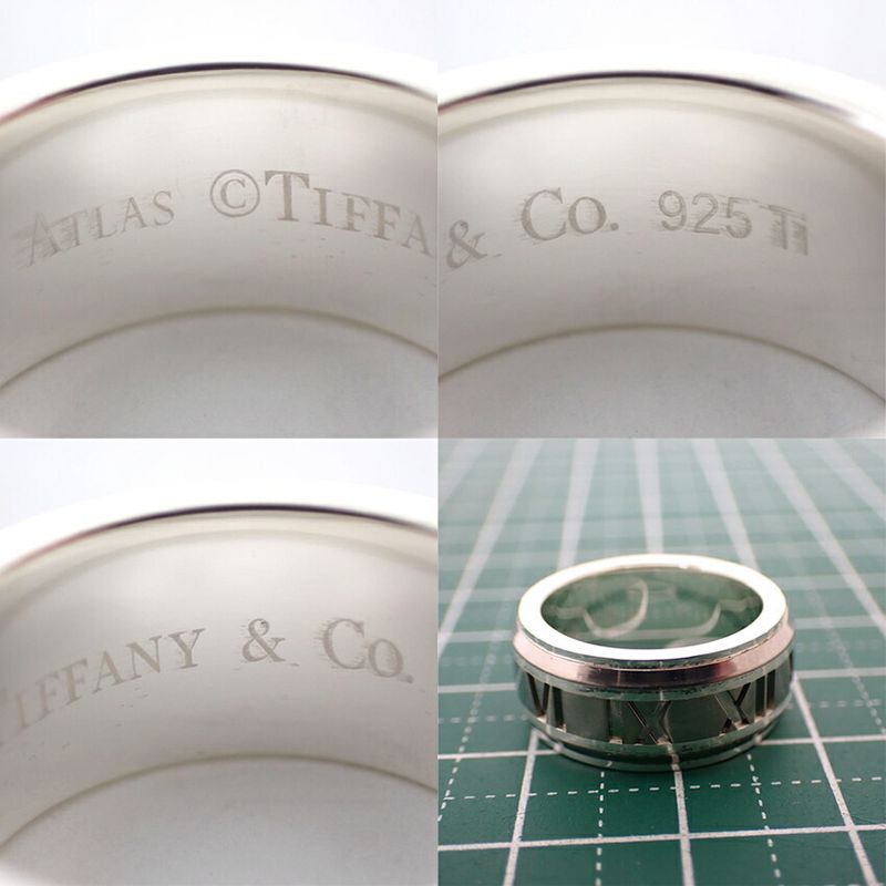 Tiffany & Co / Sv925 / Titanium / Atlas / Ring / No.9 / J40-10