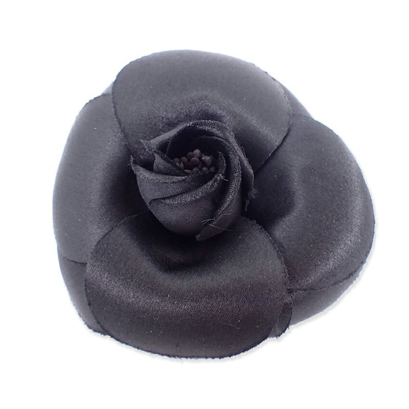 Chanel / Camellia / Black / Brooch / /j41-1