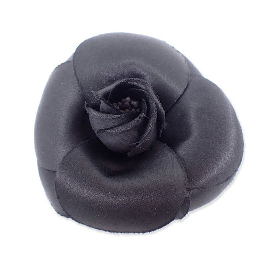 Chanel / Camellia / Black / Brooch / /j41-1