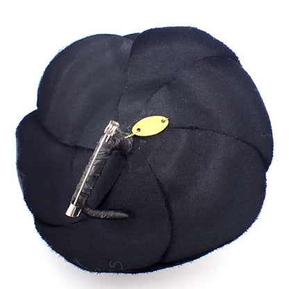 Chanel / Camellia / Black / Brooch / /j41-1