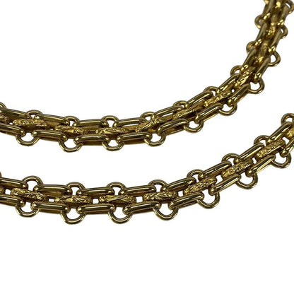 Chanel Shoulder Bag Double Flap Matelasse Black Mademoiselle Chain/gold