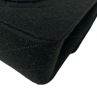 Chanel Shoulder Bag Double Flap Matelasse Black Mademoiselle Chain/gold