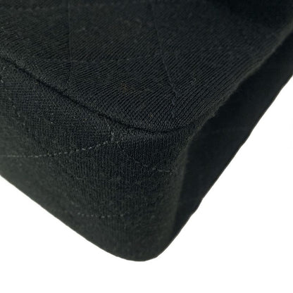 Chanel Shoulder Bag Double Flap Matelasse Black Mademoiselle Chain/gold