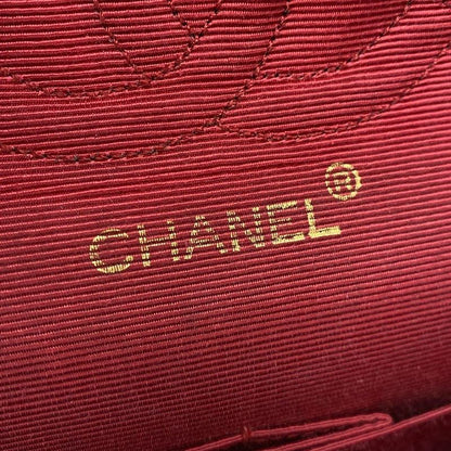 Chanel Shoulder Bag Double Flap Matelasse Black Mademoiselle Chain/gold