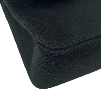 Chanel Shoulder Bag Double Flap Matelasse Black Mademoiselle Chain/gold