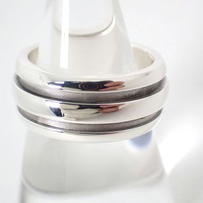 Tiffany & Co/925/double Line /ring / 13.5/j58-6
