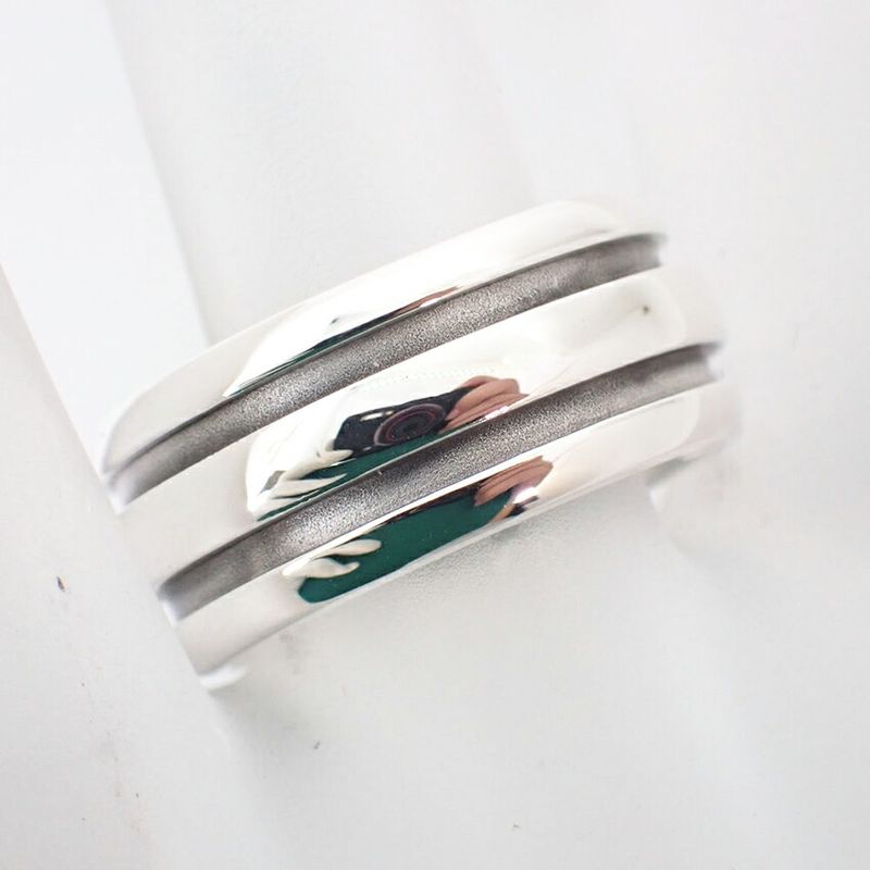 Tiffany & Co/925/double Line /ring / 13.5/j58-6