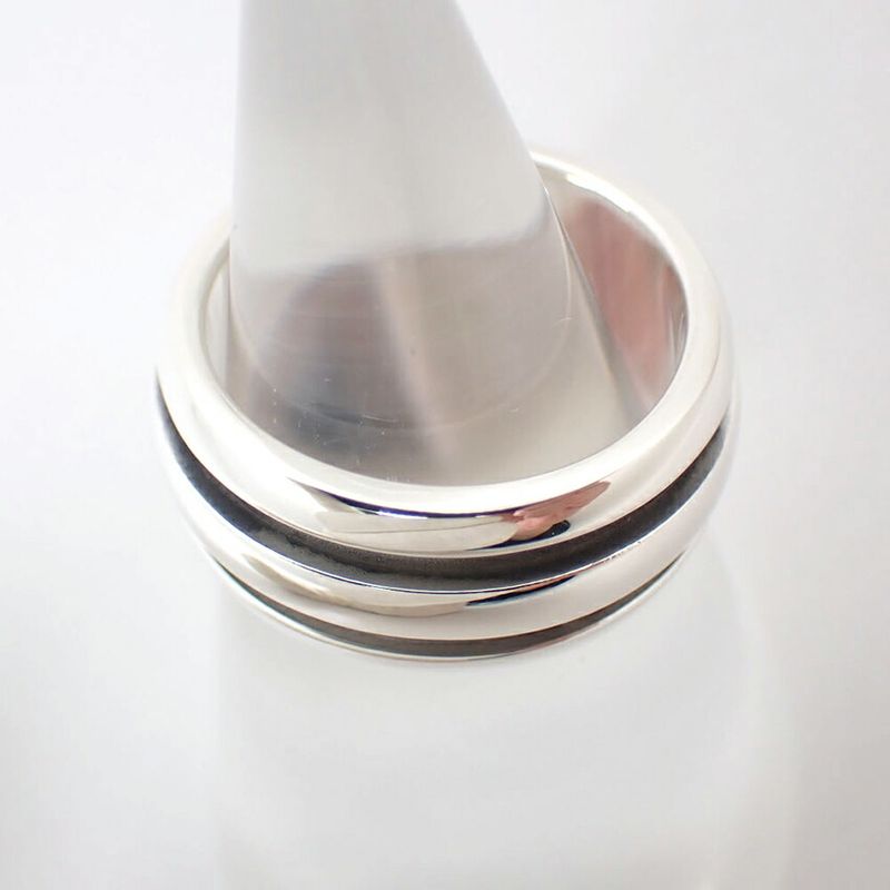 Tiffany & Co/925/double Line /ring / 13.5/j58-6