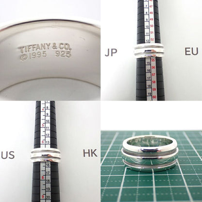 Tiffany & Co/925/double Line /ring / 13.5/j58-6