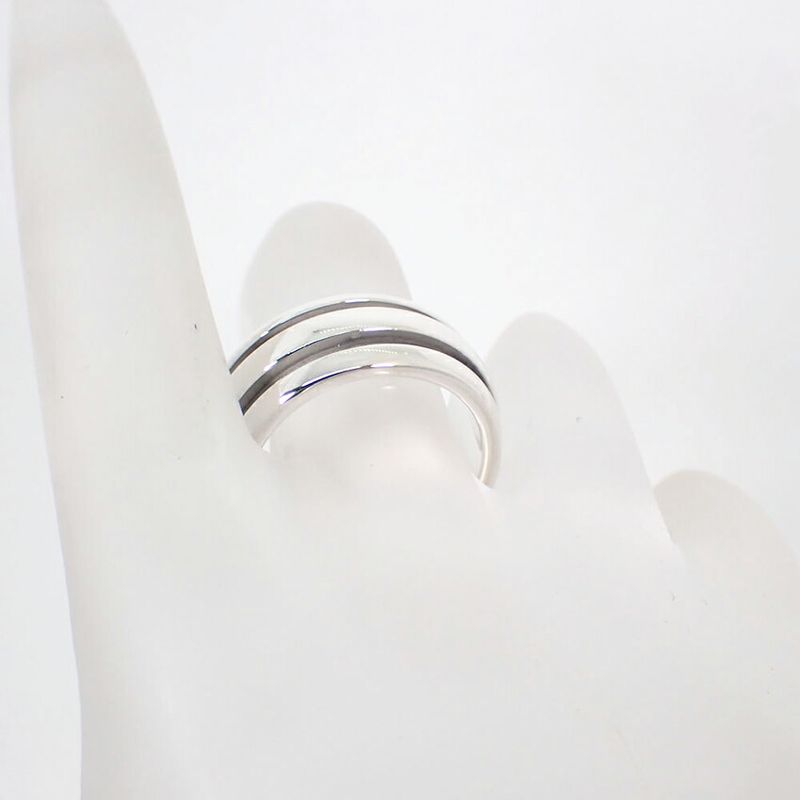 Tiffany & Co/925/double Line /ring / 13.5/j58-6