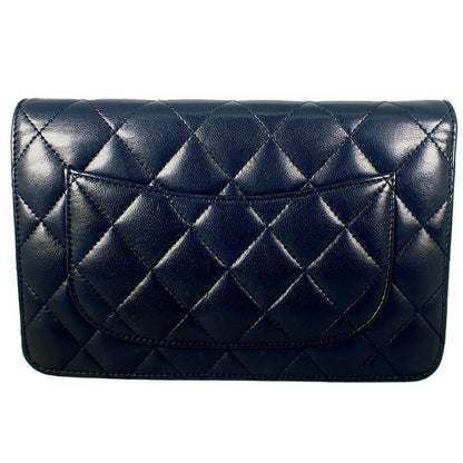 Chanel Matelasse Lambskin Chain Wallet / B51-10