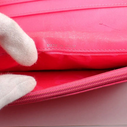 Chanel Cambon Line Black And Pink Long Wallet//b49-22