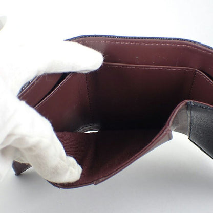 Chanel Caviar Skin Black Trifold Wallet//b49-21