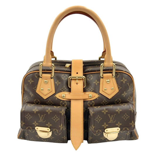 Louis Vuitton Monogram Manhattan GM Handbag M40025 Brown