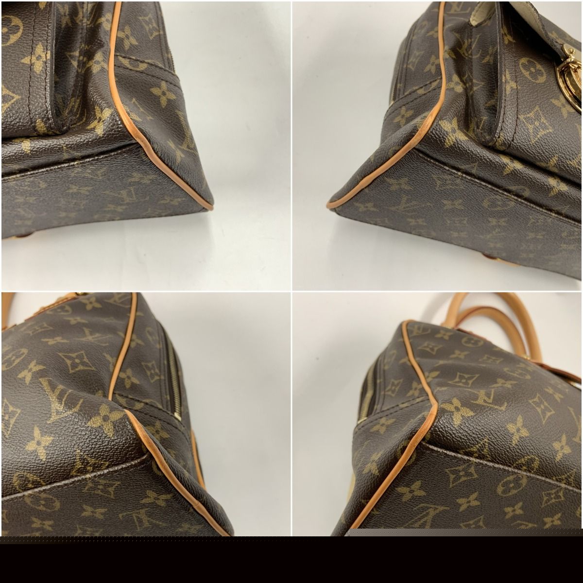 Louis Vuitton Monogram Manhattan GM Handbag M40025 Brown