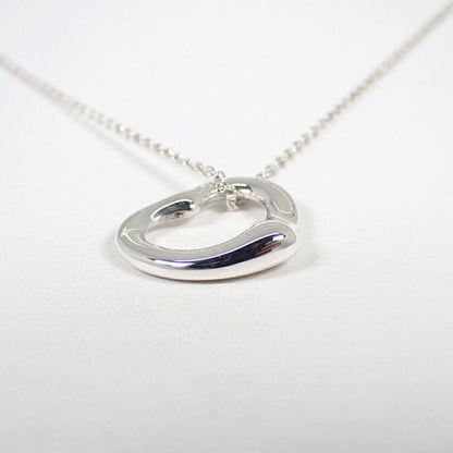 Tiffany & Co 925 Open Heart Pendant /necklace //j38-8