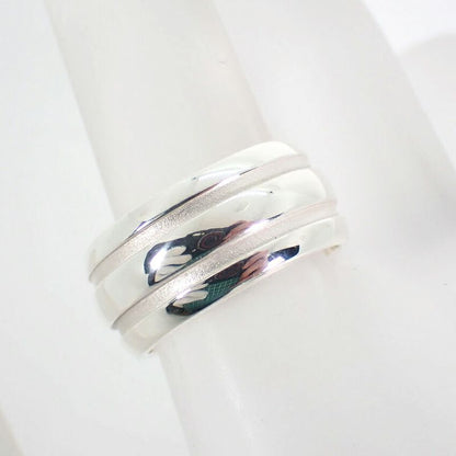 Tiffany & Co 925 Double Line Ring / Size 12 / J20-10