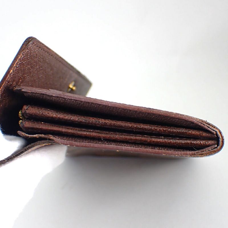 Louis Vuitton Damier Pochette Portmonnais Cles Di Long Wallet//b50-62