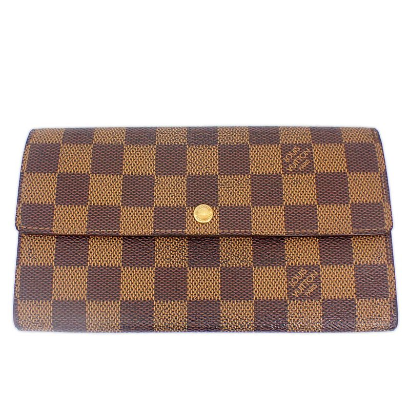 Louis Vuitton Damier Pochette Portmonnais Cles Di Long Wallet//b50-62