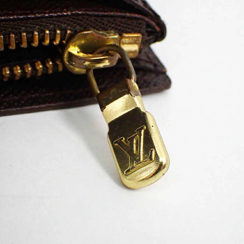 Louis Vuitton Damier Pochette Portmonnais Cles Di Long Wallet//b50-62