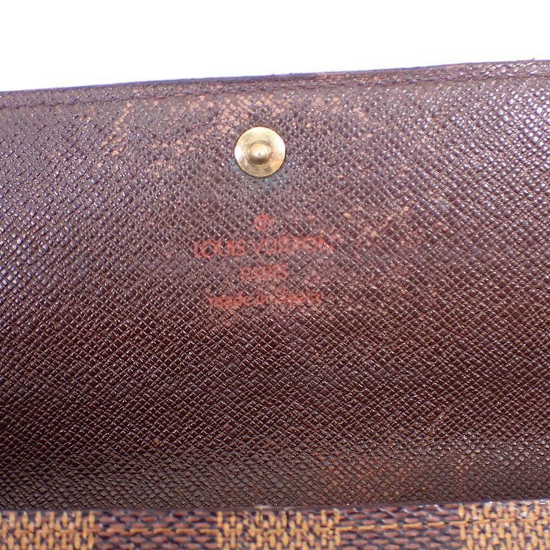 Louis Vuitton Damier Pochette Portmonnais Cles Di Long Wallet//b50-62