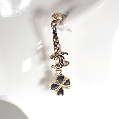 Chanel / Coco Mark / Clover / Earrings / Box Drawstring / /j49-1