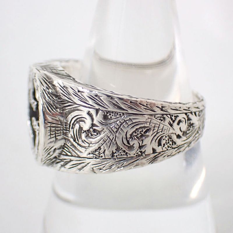 Gucci 925 Interlocking Ring / Size 22 / J62-1