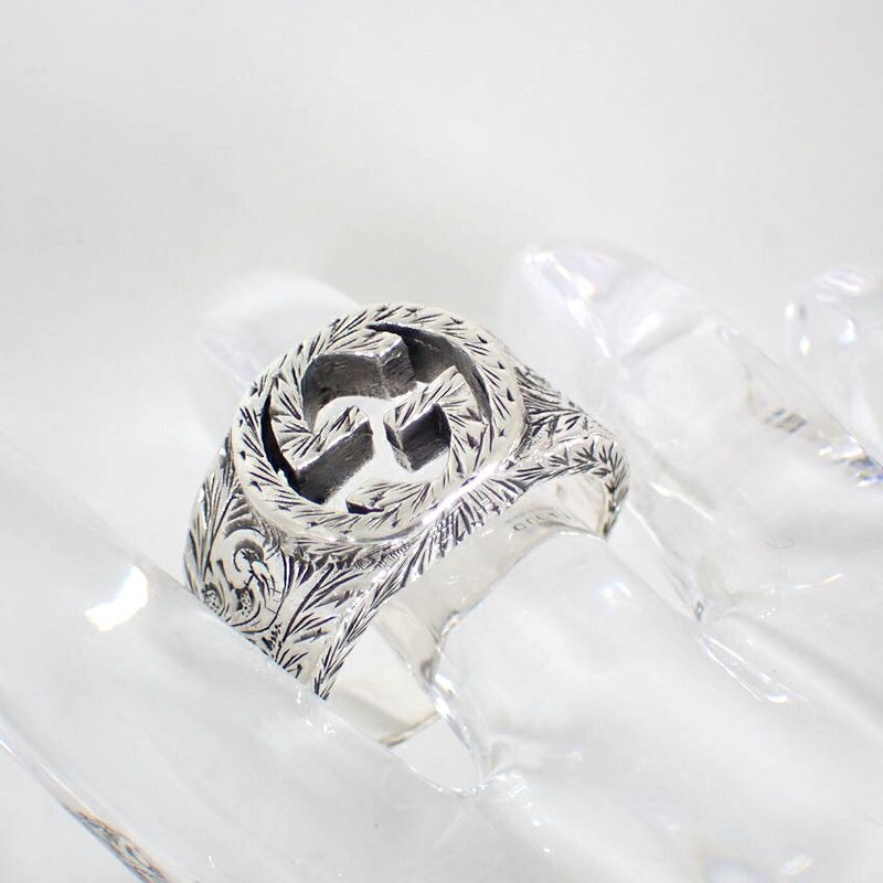 Gucci 925 Interlocking Ring / Size 22 / J62-1