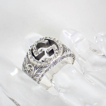 Gucci 925 Interlocking Ring / Size 22 / J62-1