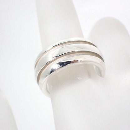Tiffany & Co 925 Double Line Ring / #10/j57-4