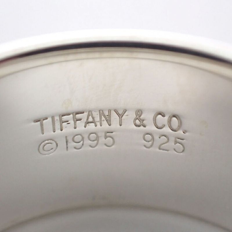 Tiffany & Co 925 Double Line Ring / #10/j57-4