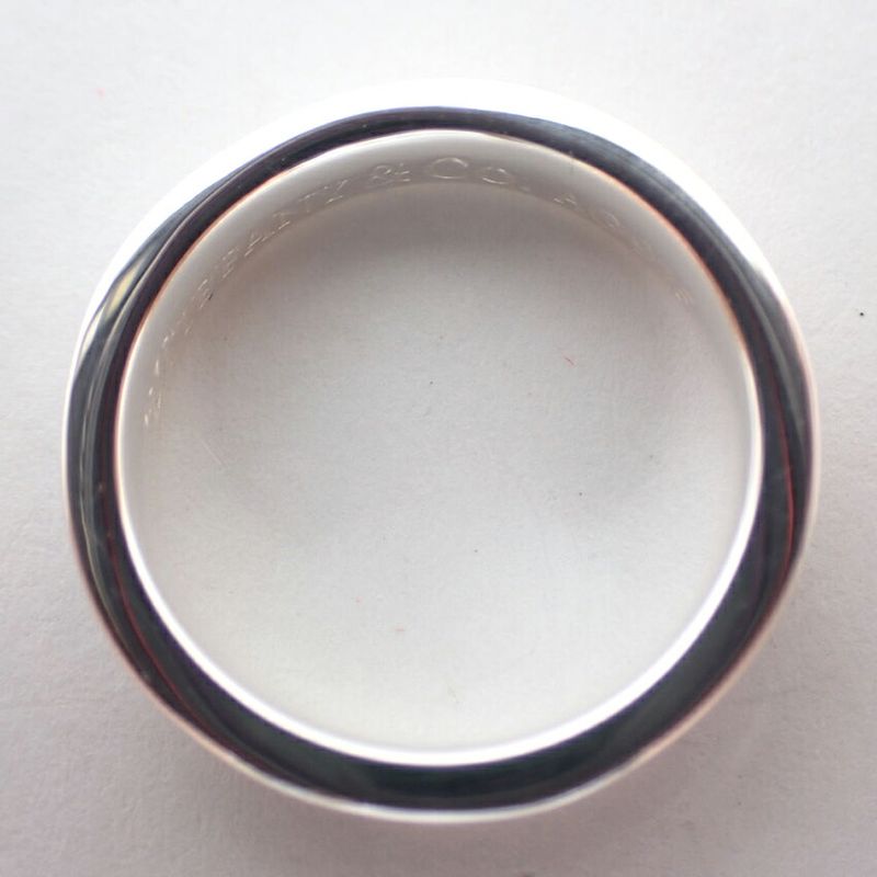 Tiffany & Co 925 1837 Narrow Ring /6.5/j31-63