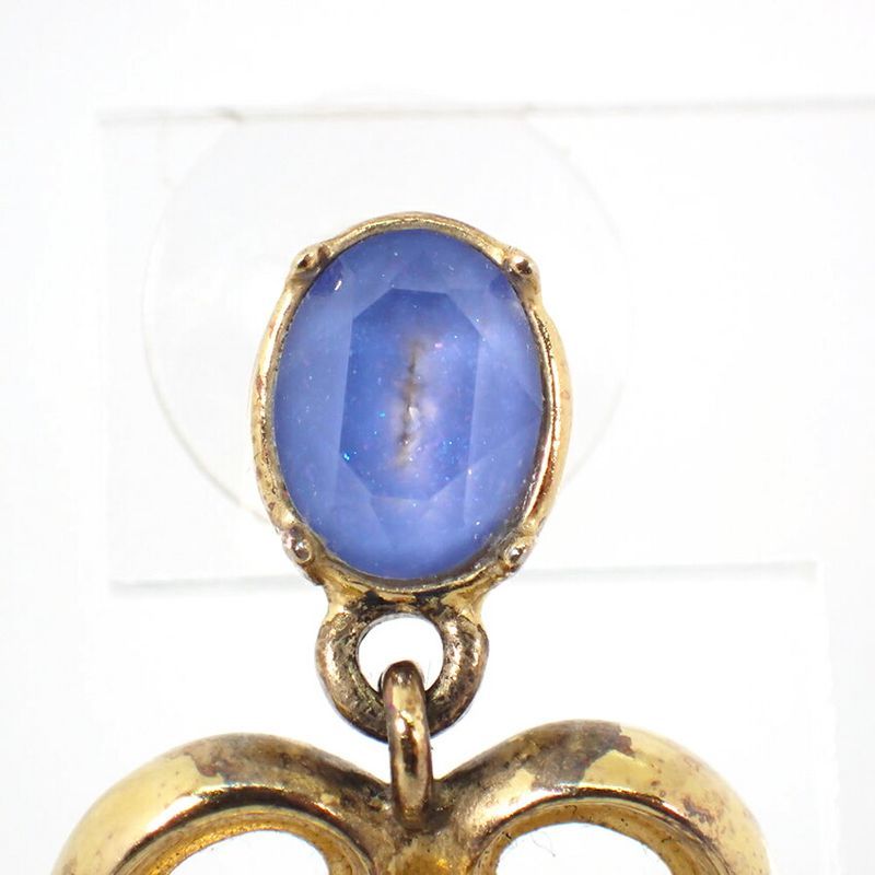 Chanel Coco Mark Rhinestone Earrings One Side //j19-40