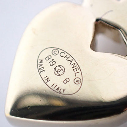 Chanel Coco Mark Faux Pearl Rhinestone Earrings One Side//j39-1